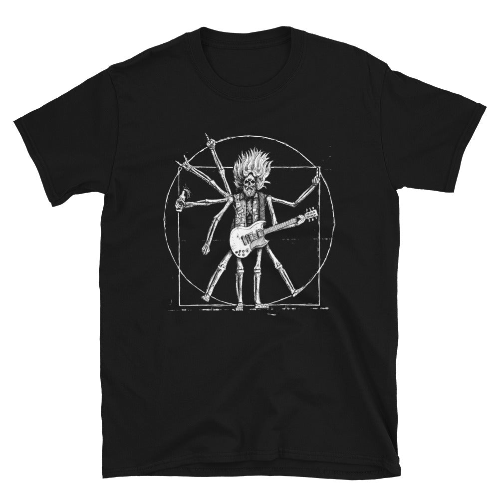 Metalhead Vitruvian Man Unisex T-Shirt