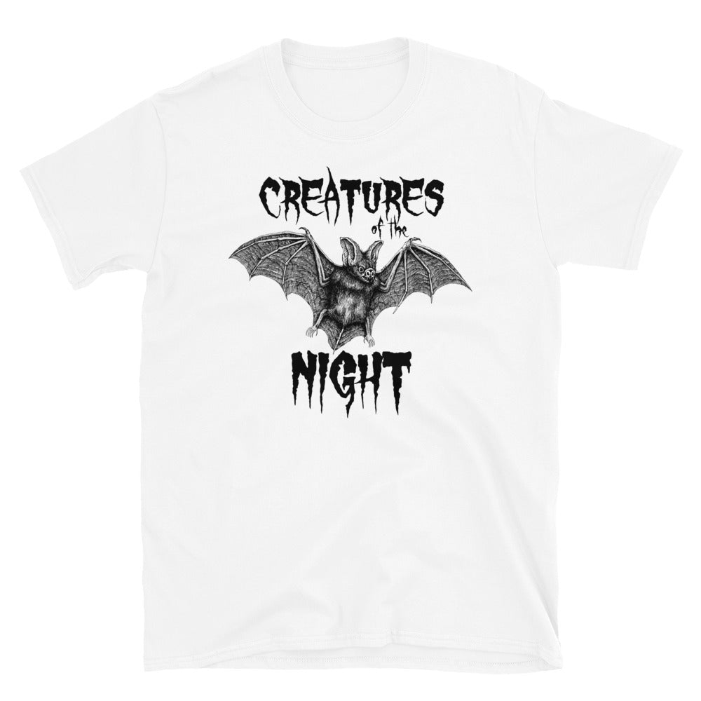 Creatures Of The Night White Unisex T-Shirt